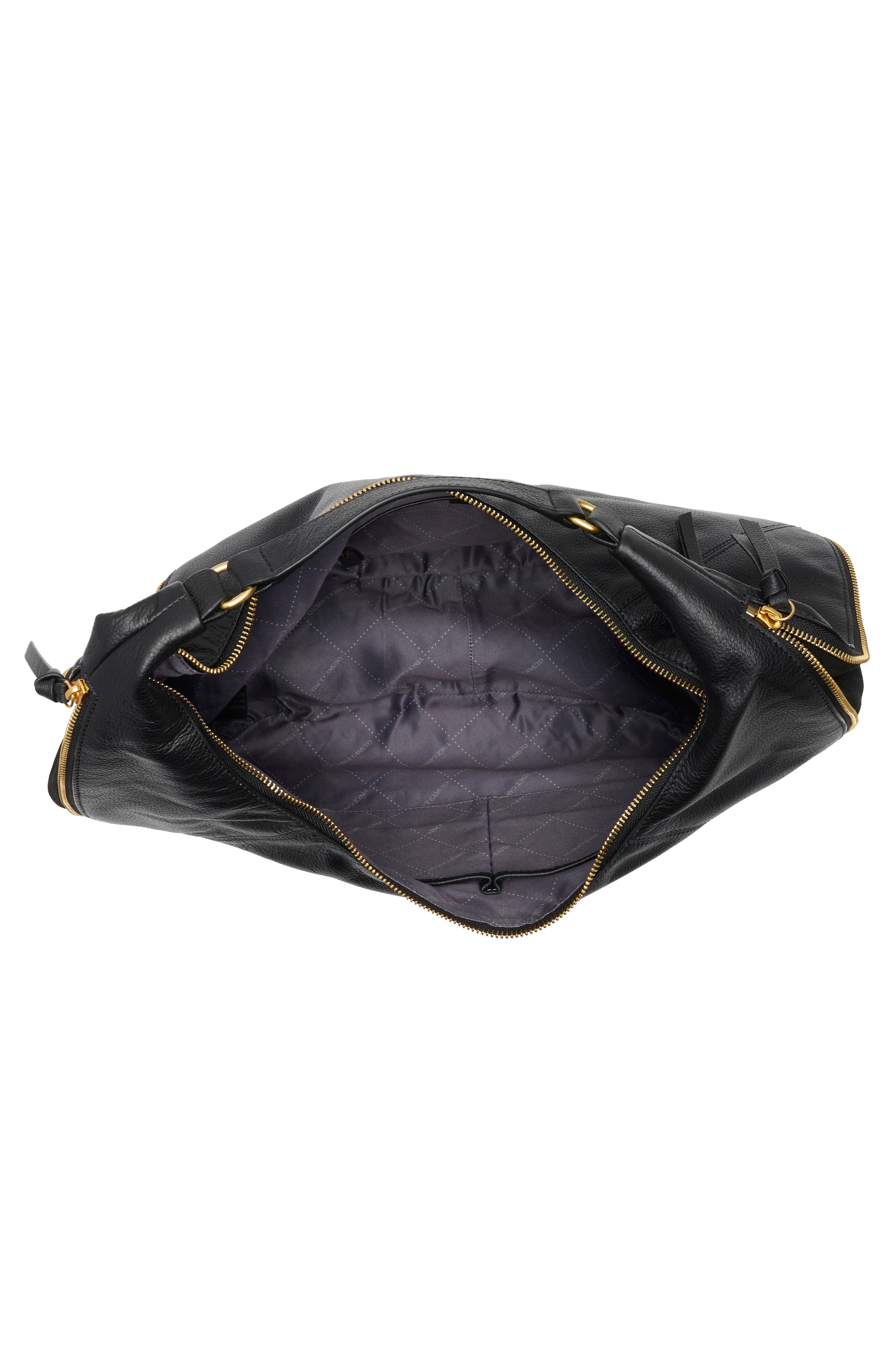 Vince Camuto Lorry Hobo Shoulder Bag, Alternate, color, Black