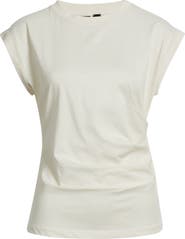 BOSS Epka Strong Shoulder Jersey Top