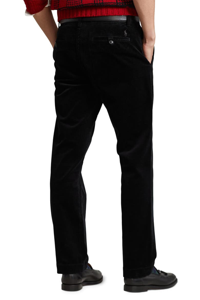 Bedford Stretch Corduroy Pants, Alternate, color, POLO BLACK