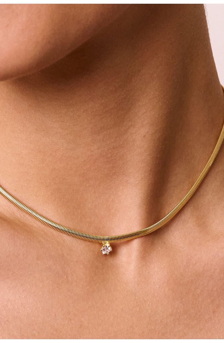 Electric Picks Hardy Necklace, Alternate, color, Gold