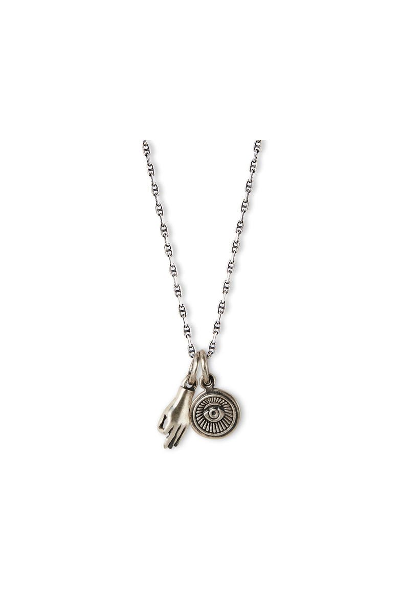 Good Luck Silver Amulet, Main, color, Sterling Silver