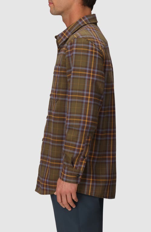 Outdoor Research Ravenna Performance Flannel Button-up Shirt In Green
