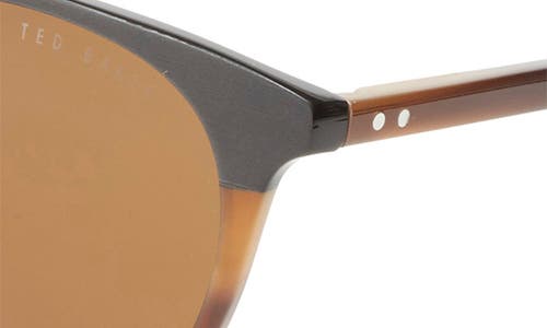 TED BAKER TED BAKER LONDON 51MM POLARIZED ROUND SUNGLASSES 