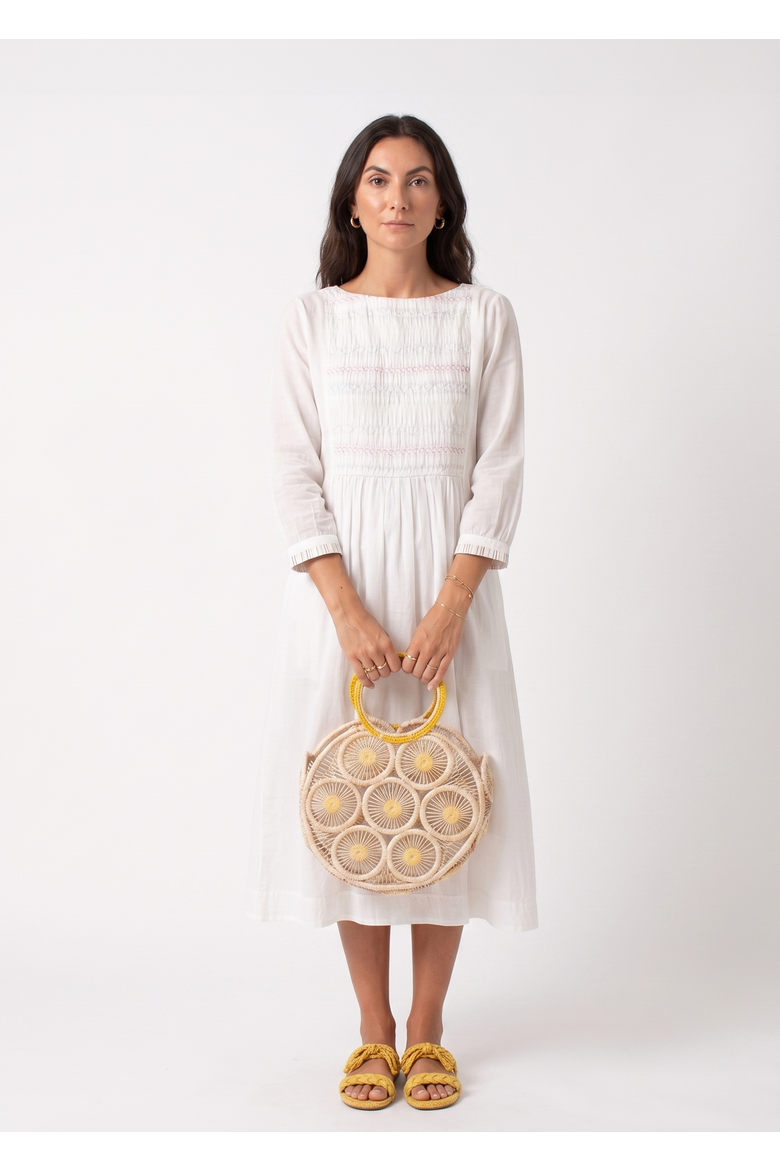 Aura Jamdani Dress, Main, color, Dress