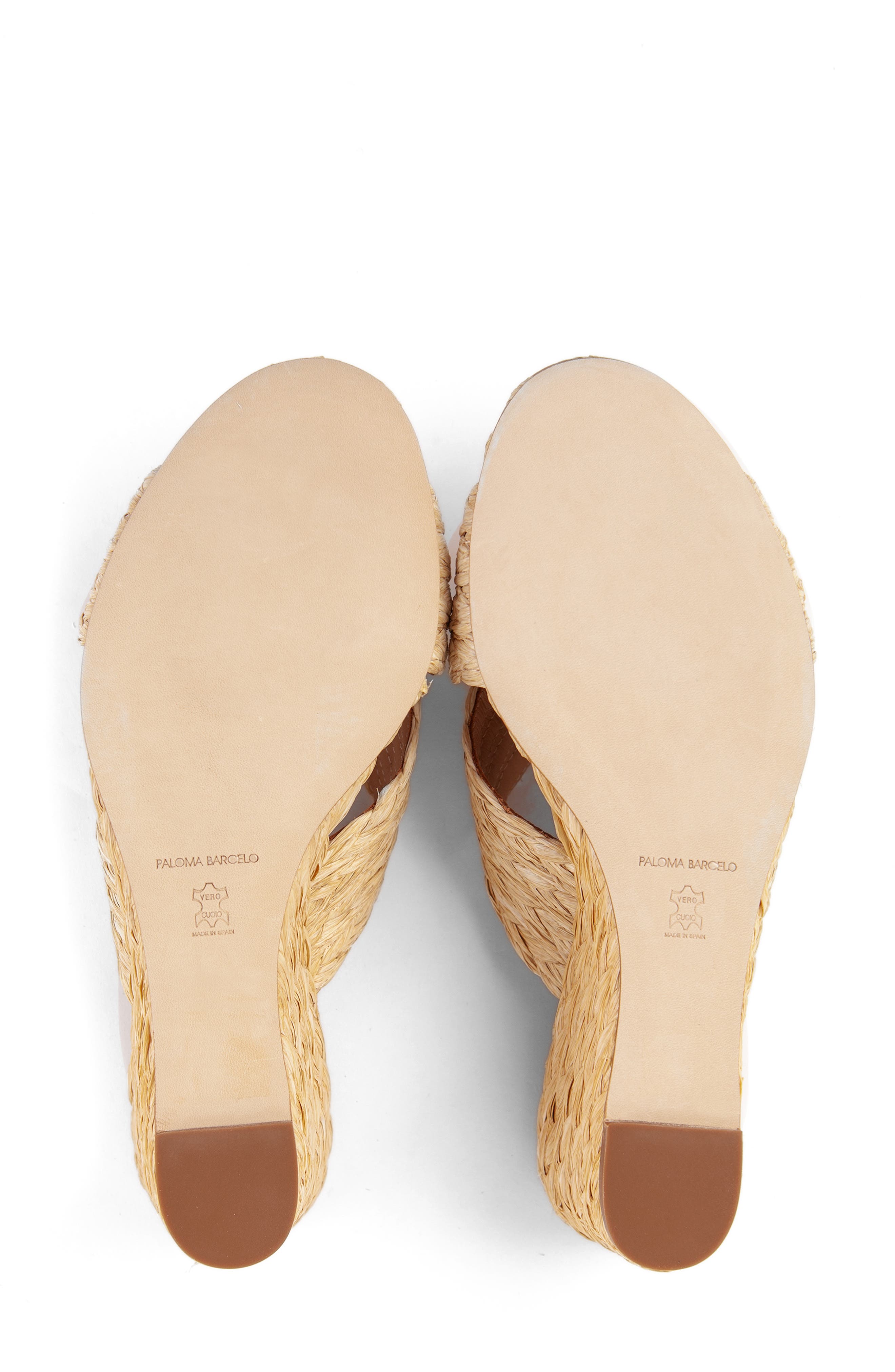 Lacie Wedge Slide Sandal, Alternate, color, NATURAL