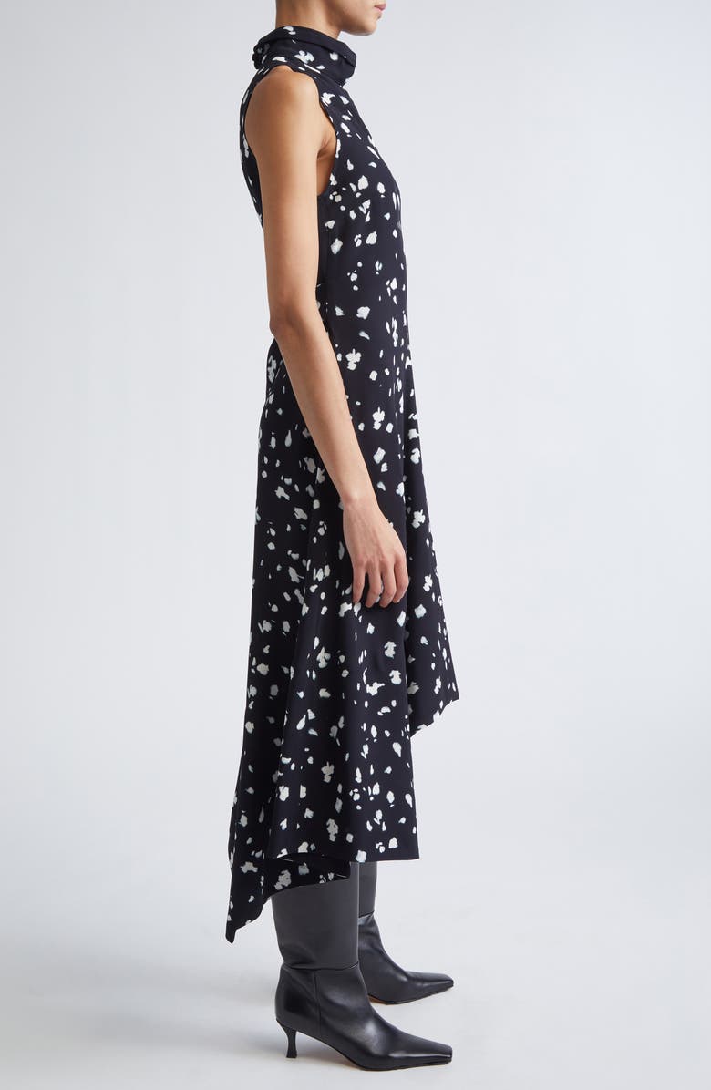 Proenza Schouler Devora Print Dress, Alternate, color, Black Multi