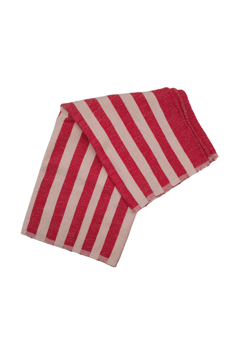 Stripe Towel, Main, color, Red