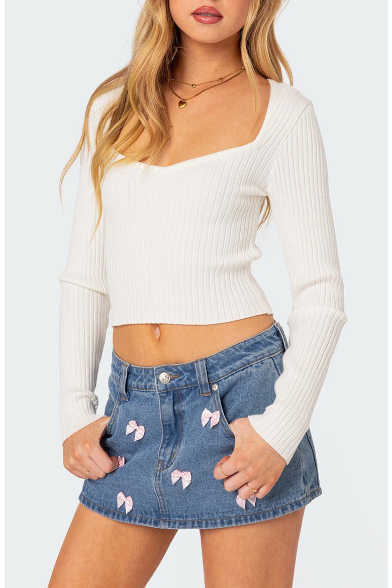 Misty Rib Top, Alternate, color, WHITE