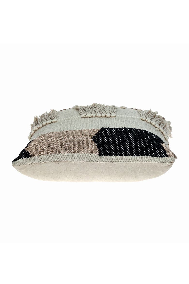 Taj Transitional Ivory Throw Pillow, Alternate, color, IVORY