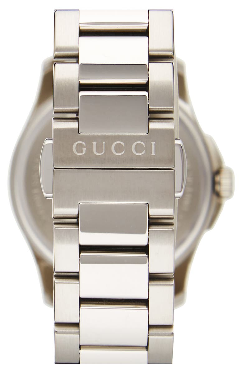 Gucci G-Timeless Bracelet Watch, 27mm, Alternate, color, Silver