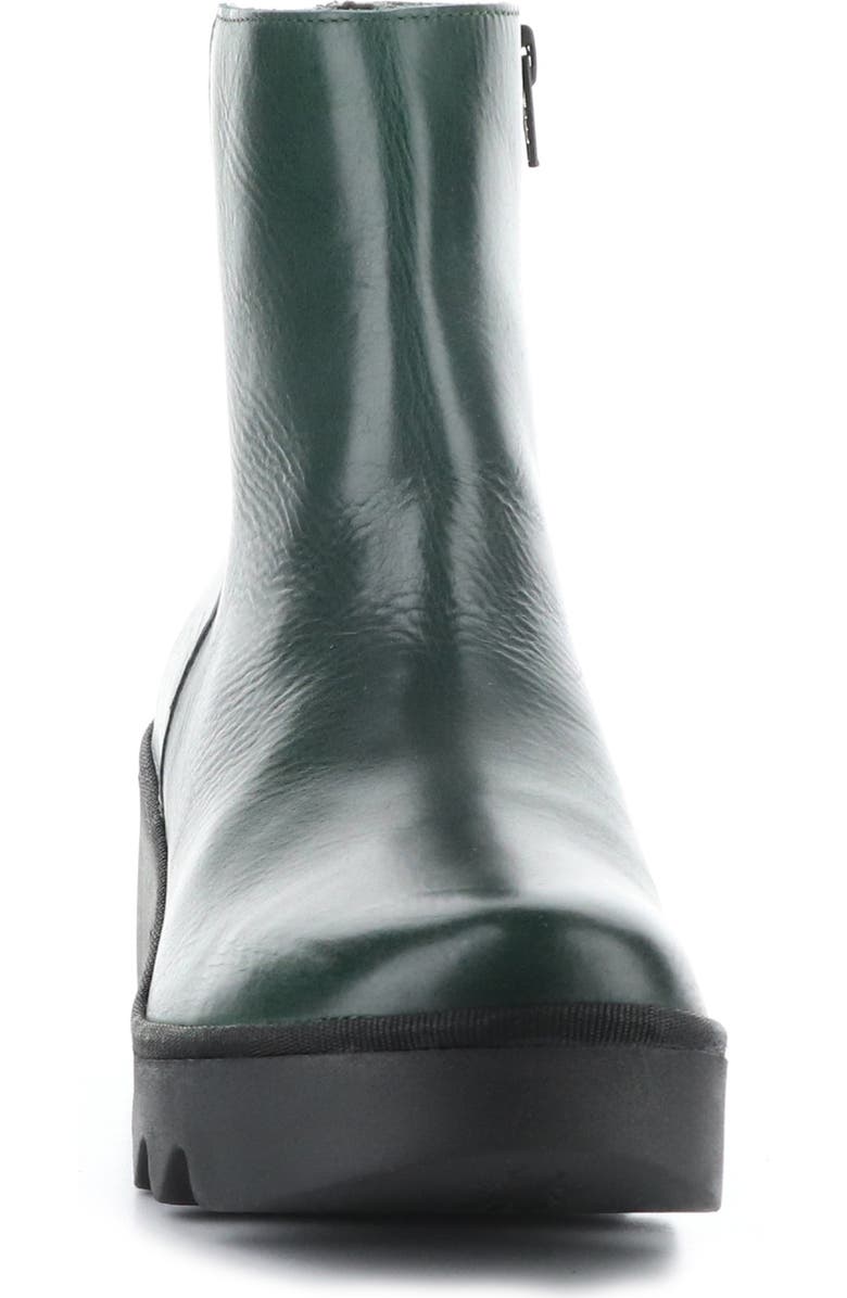 Fly London Toor Platform Bootie, Alternate, color, Petrol Rug