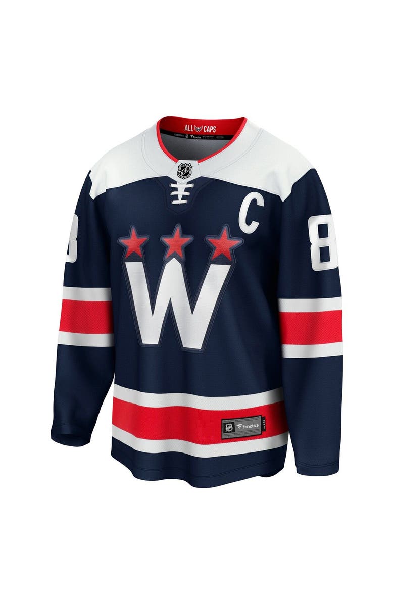 FANATICS Men's Fanatics Branded Alexander Ovechkin Navy Washington Capitals Alternate Premier Breakaway Player Jersey, Alternate, color, Navy