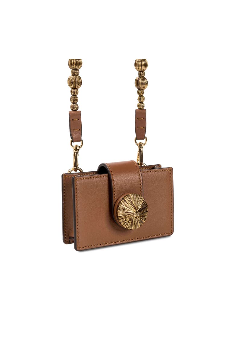 Alessa Camello Card Holder, Alternate, color, Camello