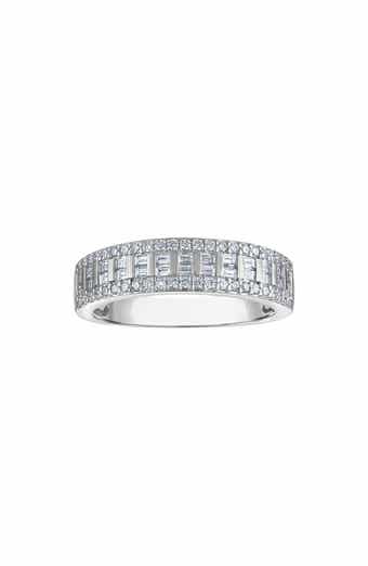 FZN Sterling Silver Lab Grown Diamond Ring