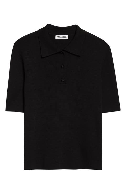 Crop Rib Polo