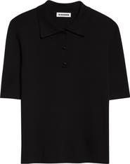 Jil Sander Crop Rib Polo