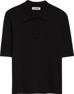 Jil Sander Crop Rib Polo