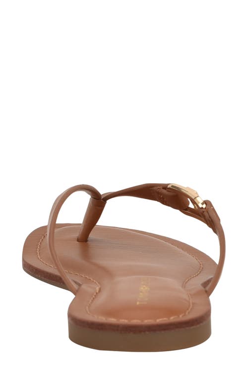 Tommy Hilfiger Liande Thong Sandal In Brown