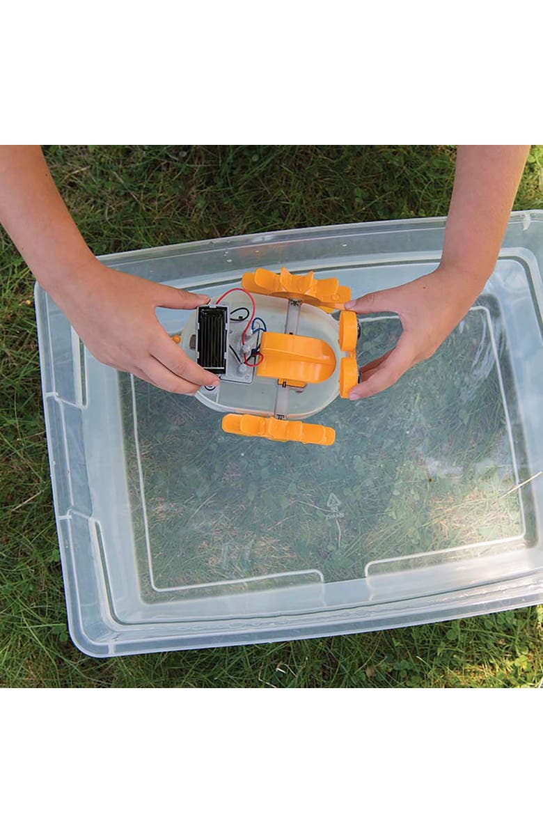 4M Green Science Aqua Robot Diy Swimming Fish Toy, Alternate, color, Multicolored