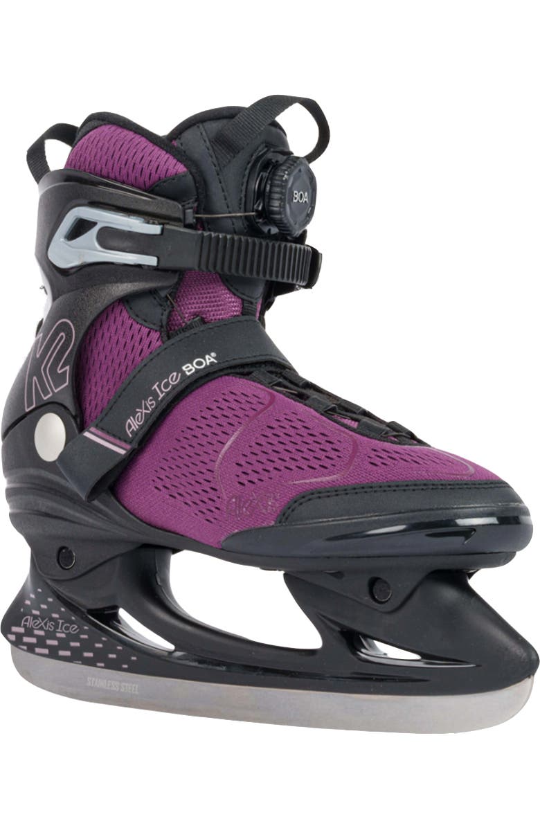 K2 Alexis Ice Boa Womens Ice Skates, Main, color, Purple