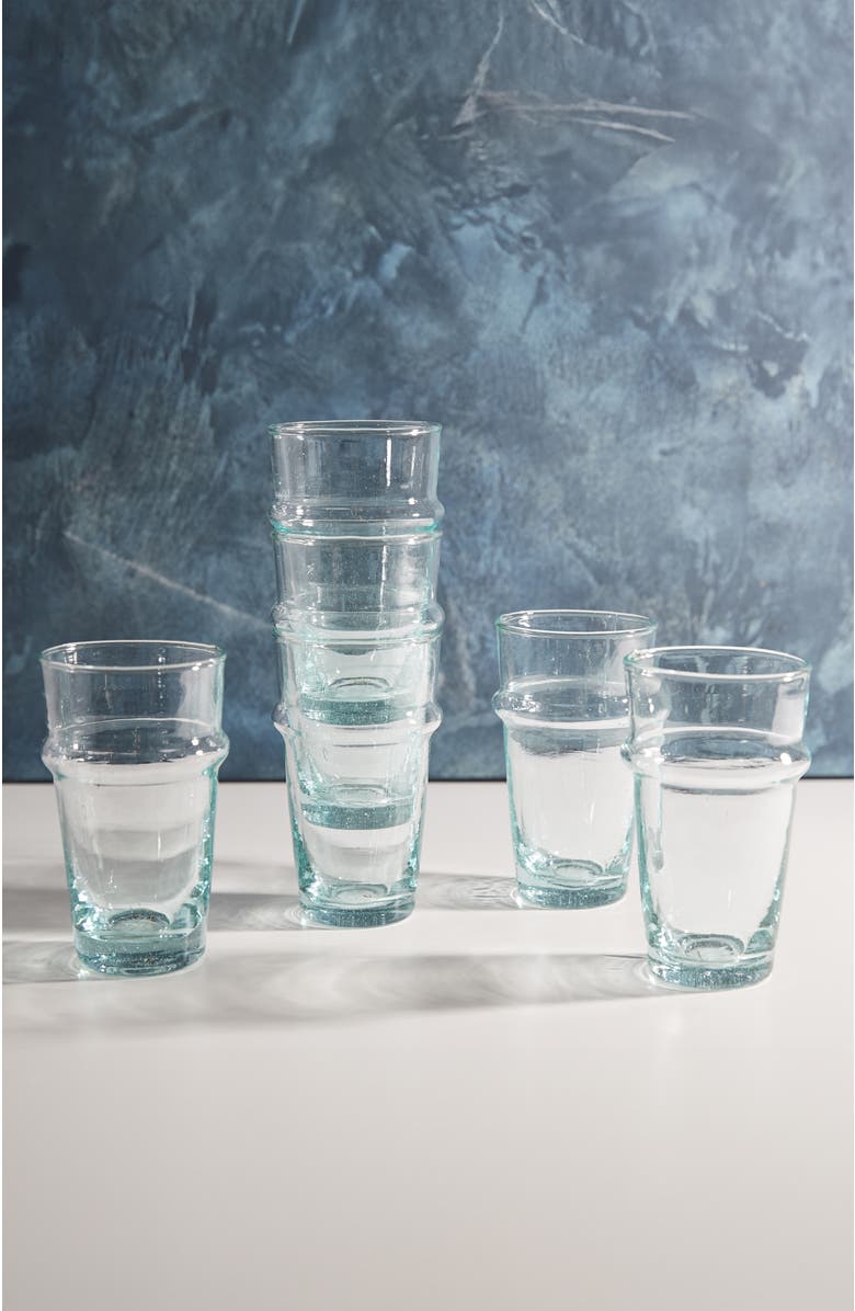 Verve Culture Beldi Stacking Glass, Alternate, color, Clear