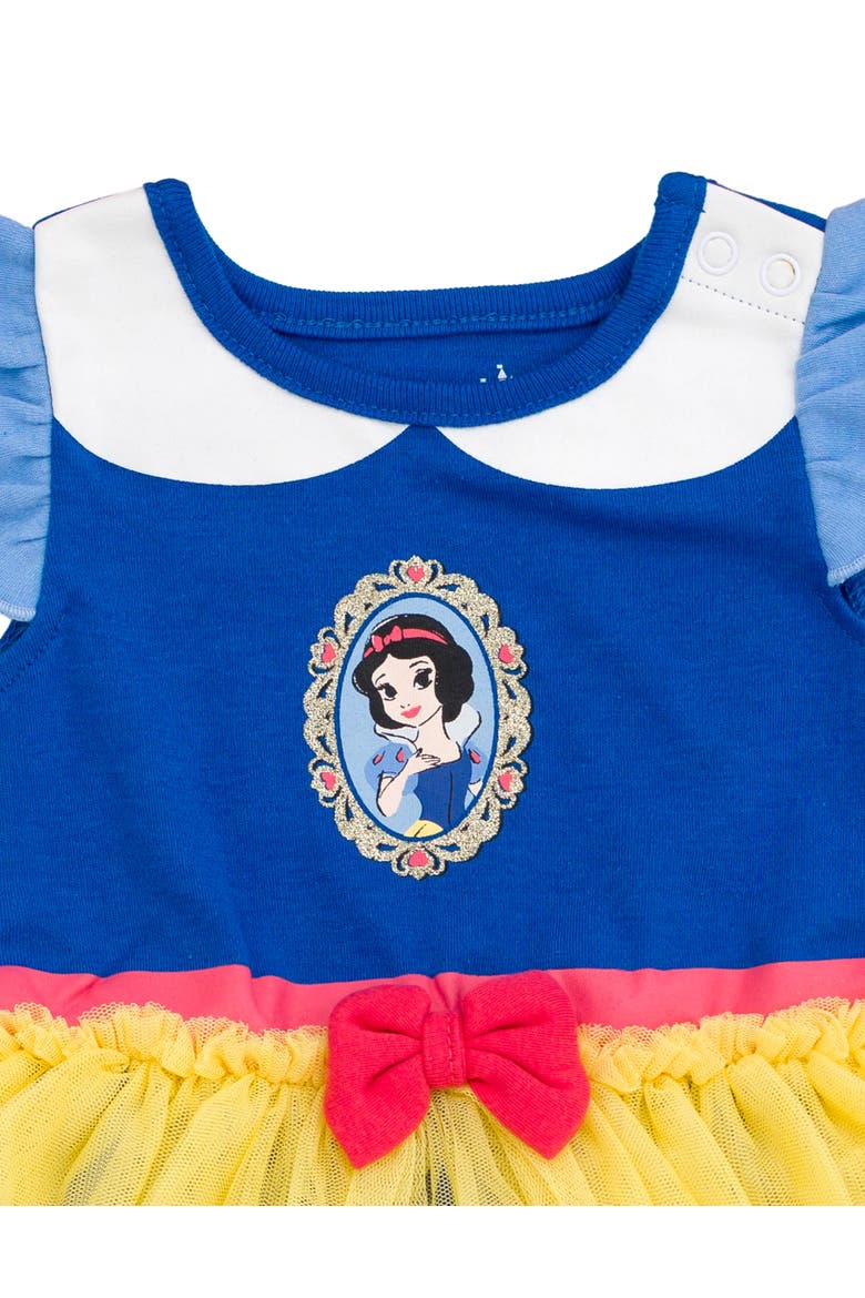 Princess Cosplay 2-Piece Tutu Bodysuit and Headband Set, Alternate, color, Royal Blue Snow White