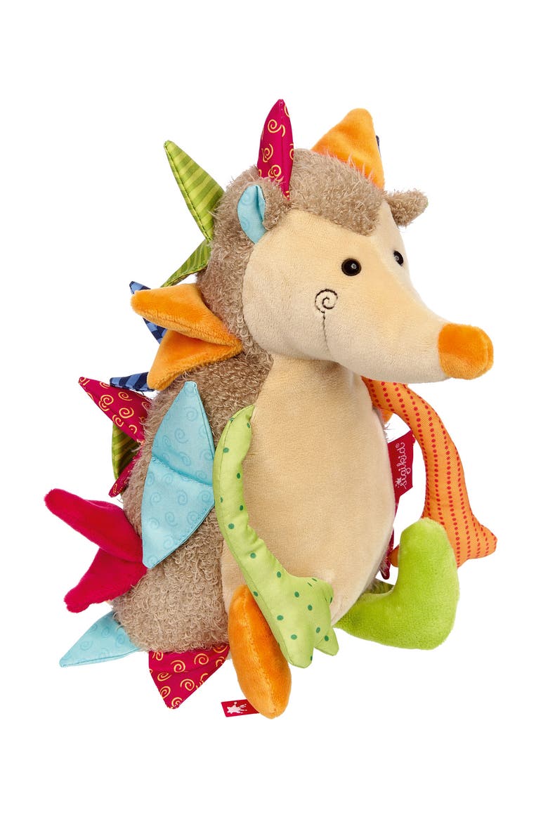 Patchwork Hedgehog Plush Toy, Main, color, Multicolored