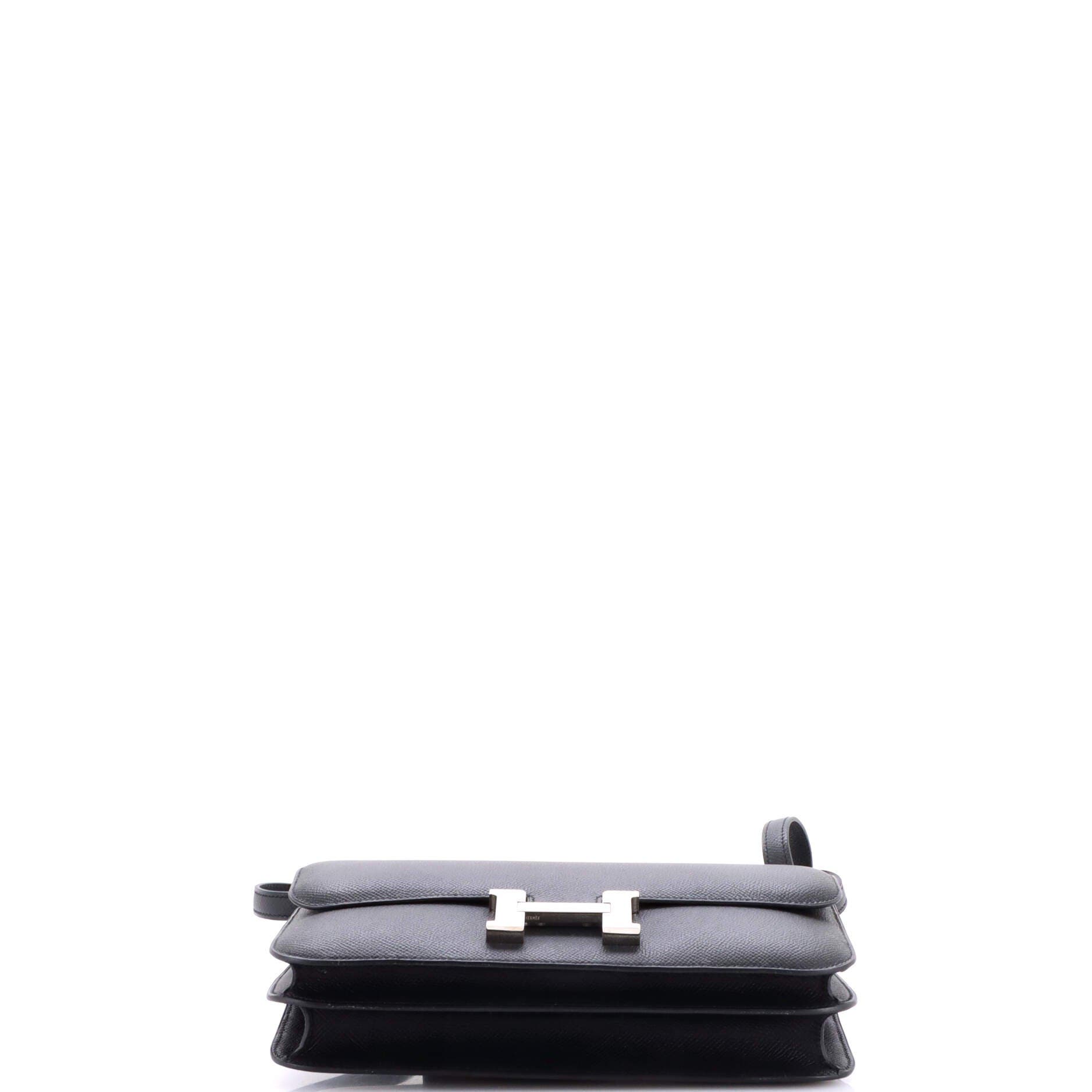 Pre-Owned Hermes Constance Elan Bag Epsom 25, Alternate, color, Noir
