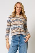 Central Park West Marlon Textured Stitch Cardigan