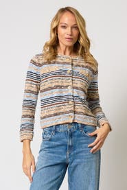 Central Park West Marlon Textured Stitch Cardigan