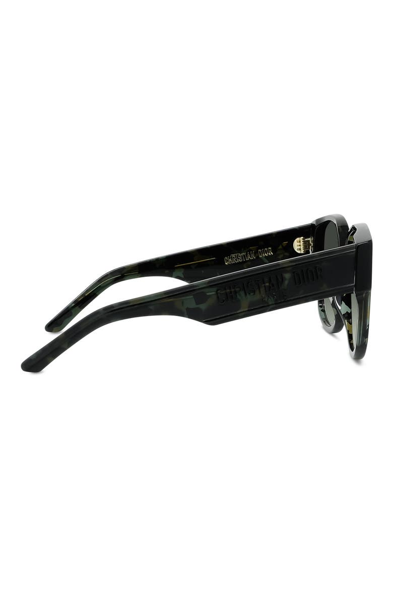 Wildior SU 58mm Square Sunglasses, Alternate, color, GREEN HAVANA/ GREEN