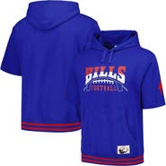 Mitchell & Ness Men's Mitchell & Ness Royal Buffalo Bills Pre-Game Short Sleeve Pullover Hoodie