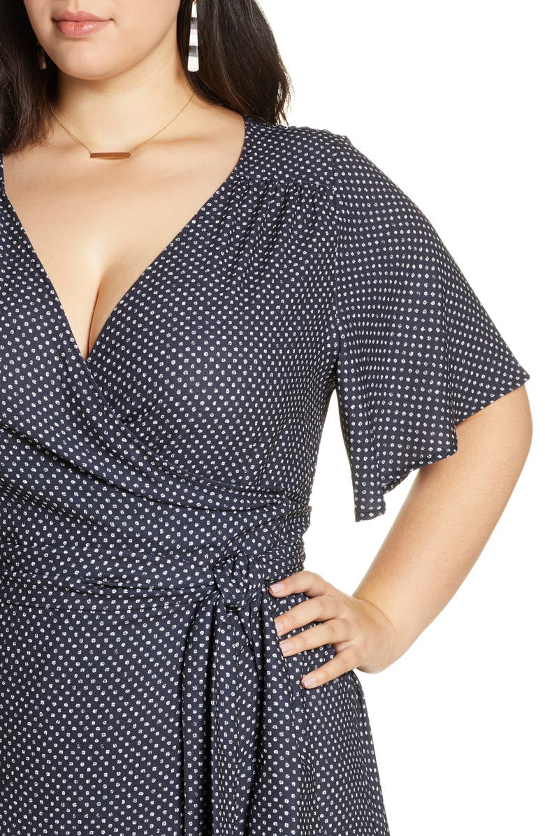 Halogen<sup>®</sup> Wrap Dress, Alternate, color,