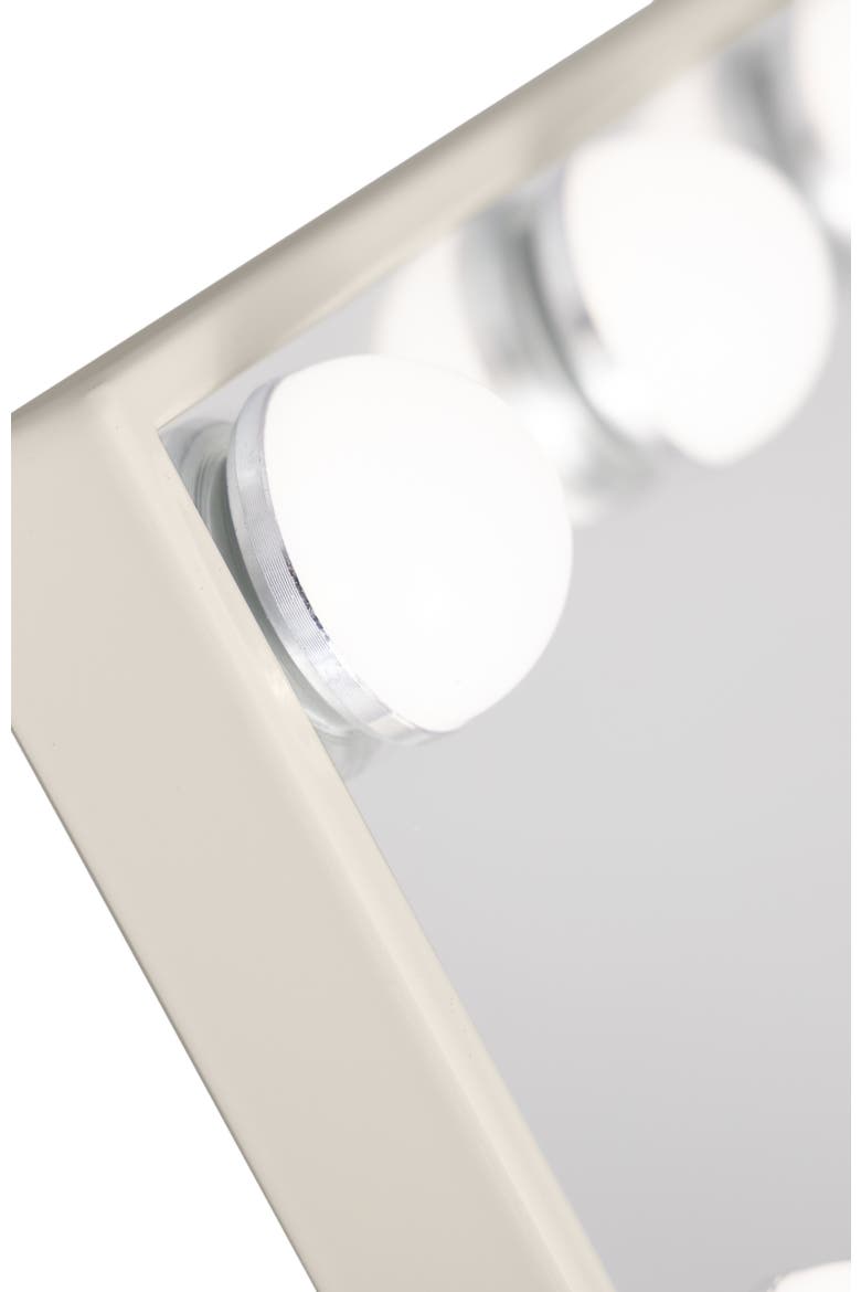 Medium Vertical Hollywood Makeup Mirror with Lights, Alternate, color, Neutral