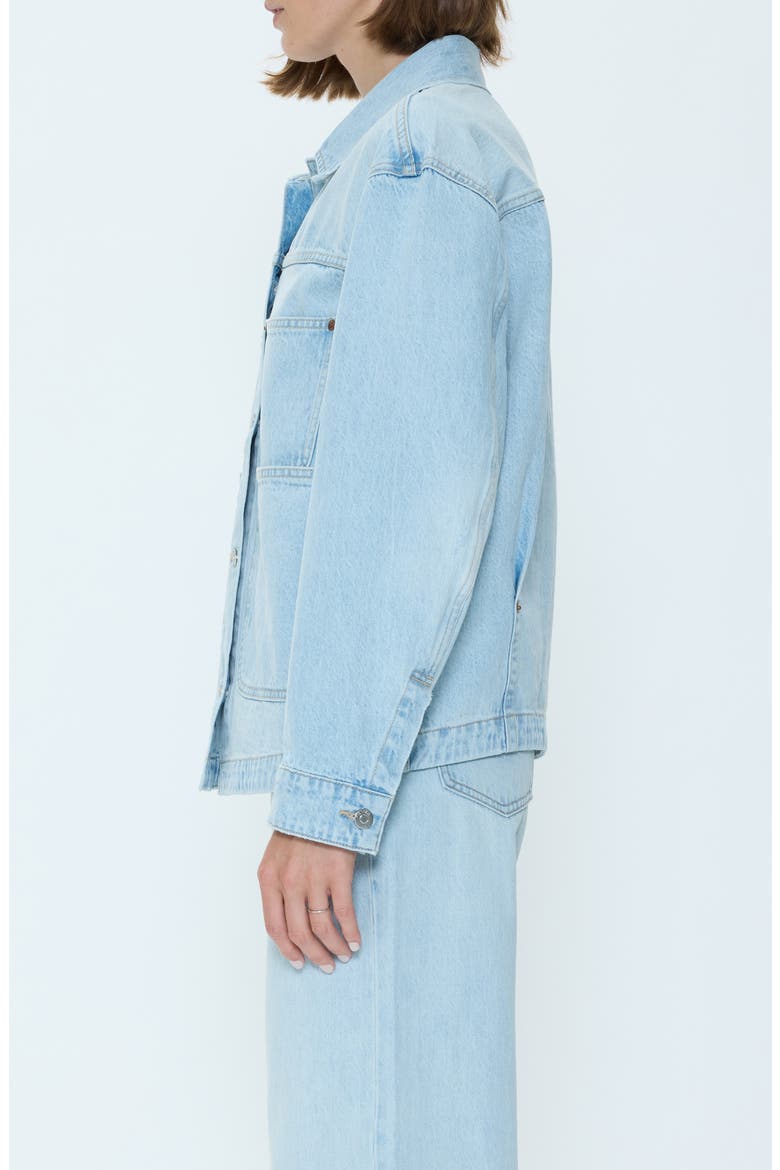 Karlee Denim Jacket, Alternate, color, POSTCARDS