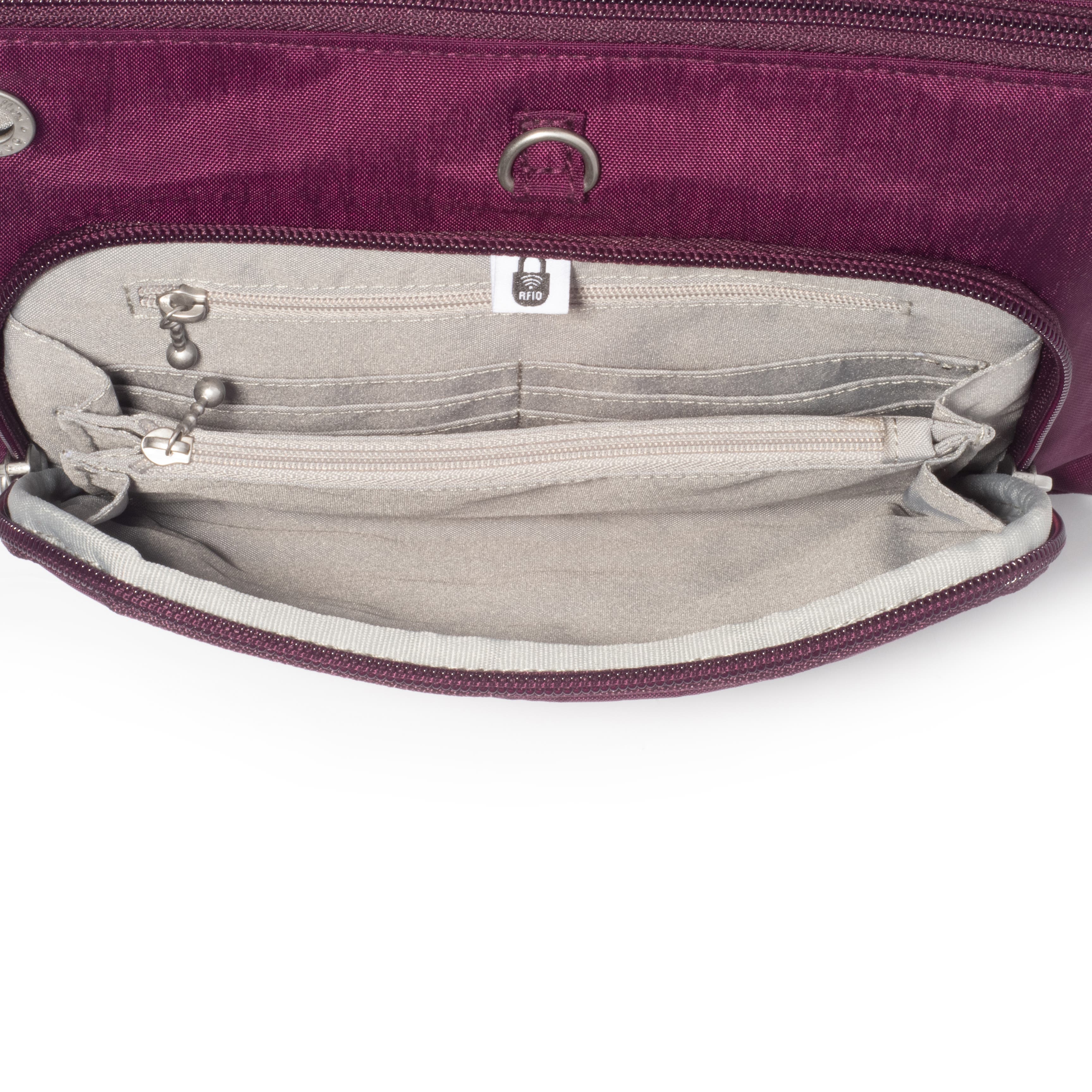 Securtex Anti-Theft Memento Crossbody Bag, Alternate, color, Mulberry