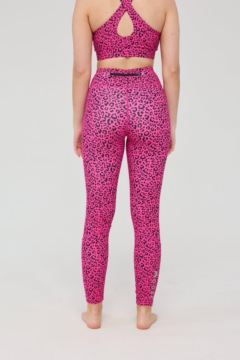 Infinite High Waisted Leggings - Pink Leopard, Alternate, color, Pink Leopard
