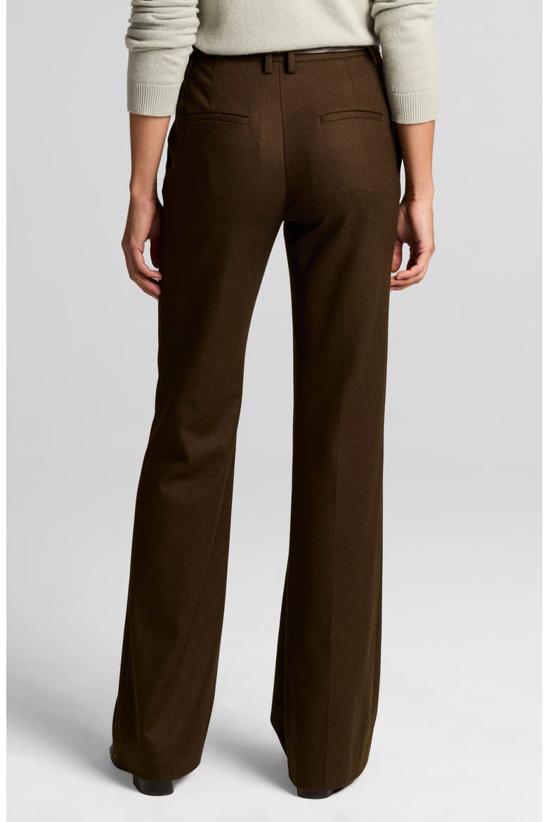 Simone Wool Blend Soft Flannel Pants, Alternate, color, CYPRESS