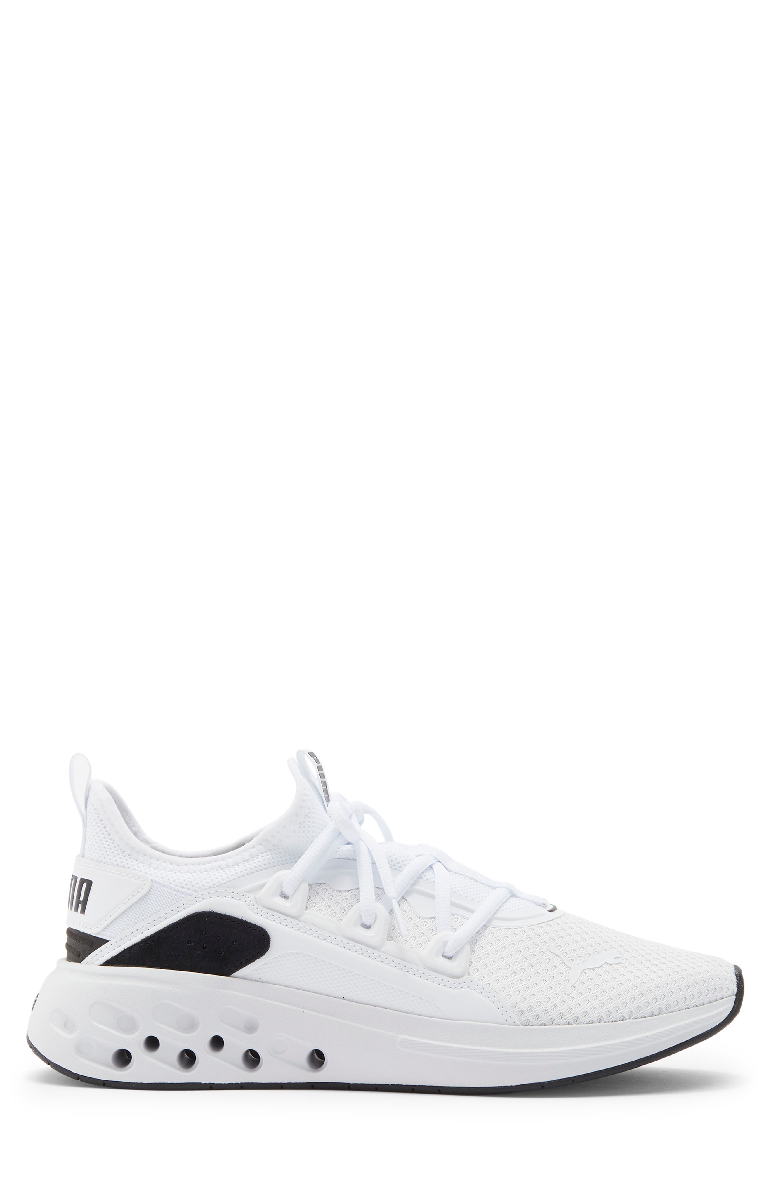 PUMA SoftRide Frequence Street Sneaker, Alternate, color, Puma White/ Feather Gray