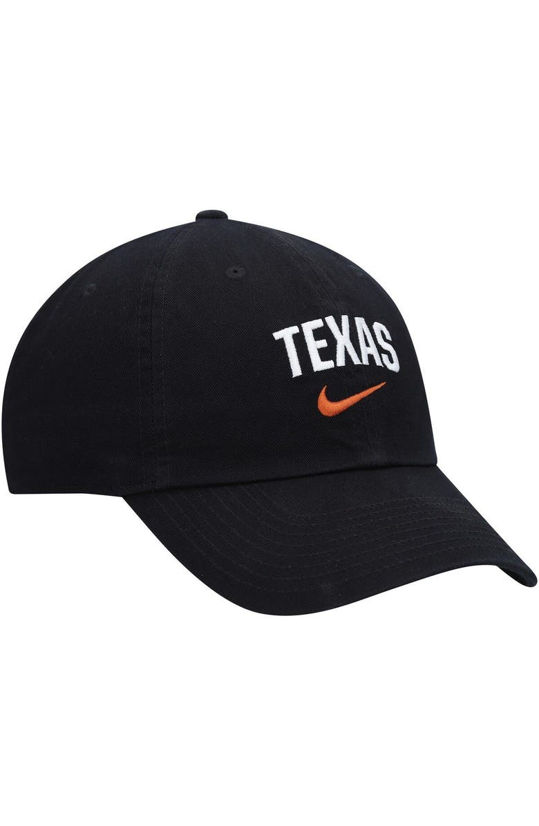 Nike Men's Nike Black Texas Longhorns Heritage86 Arch Performance Adjustable Hat, Alternate, color, 