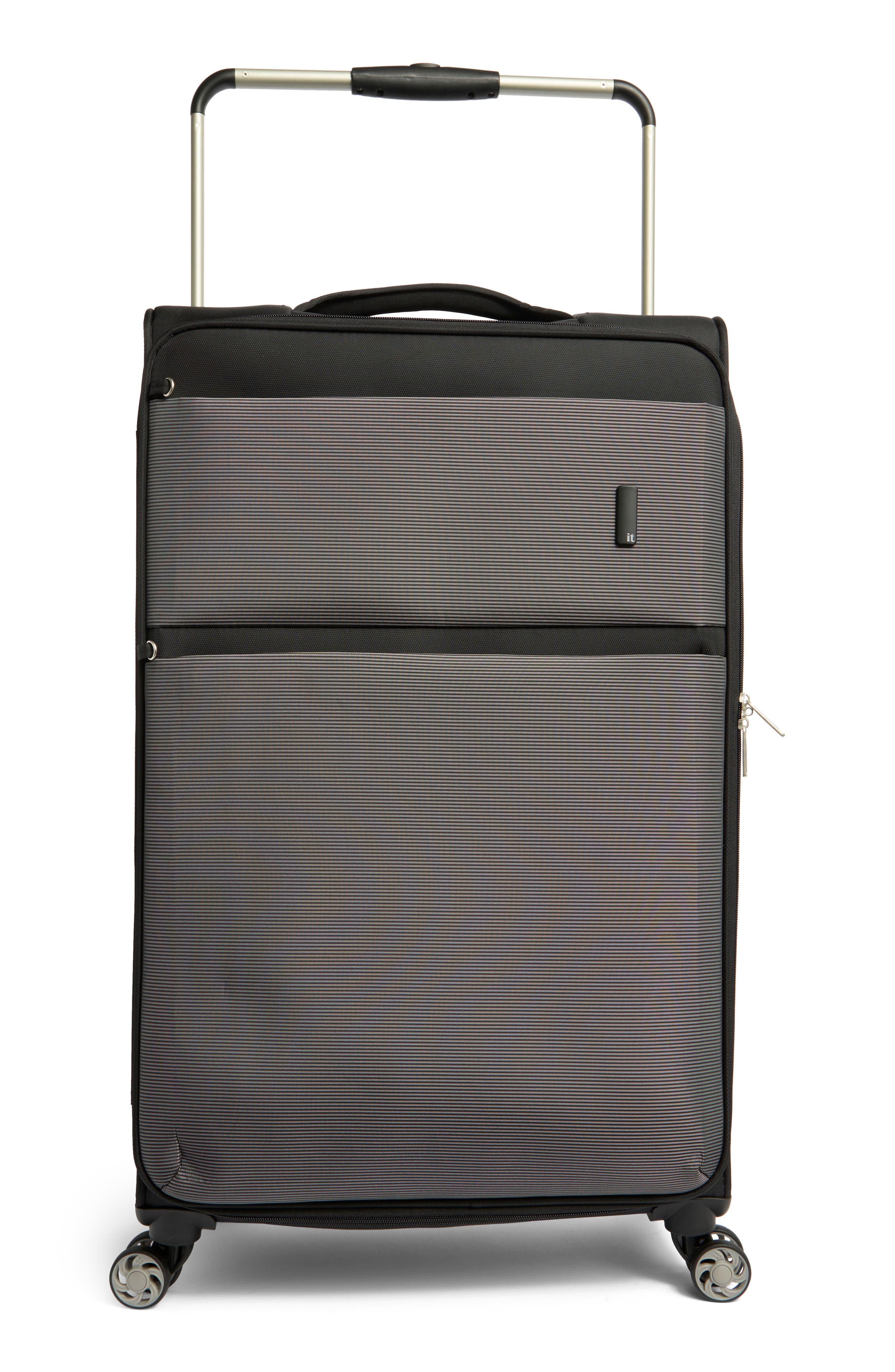 IT LUGGAGE Debonair 30-Inch Softside Spinner Luggage, Main, color, Black/ White