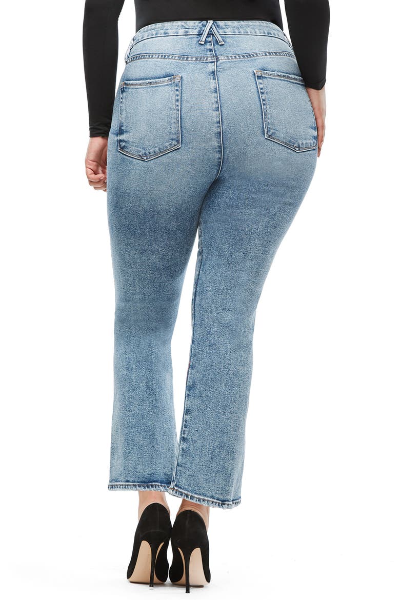 Good Curve High Waist Ankle Straight Leg Jeans, Alternate, color, BLUE 189