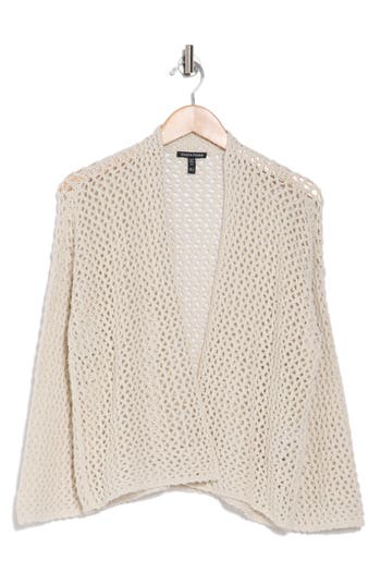 Eileen Fisher Open Knit Organic Cotton Cardigan