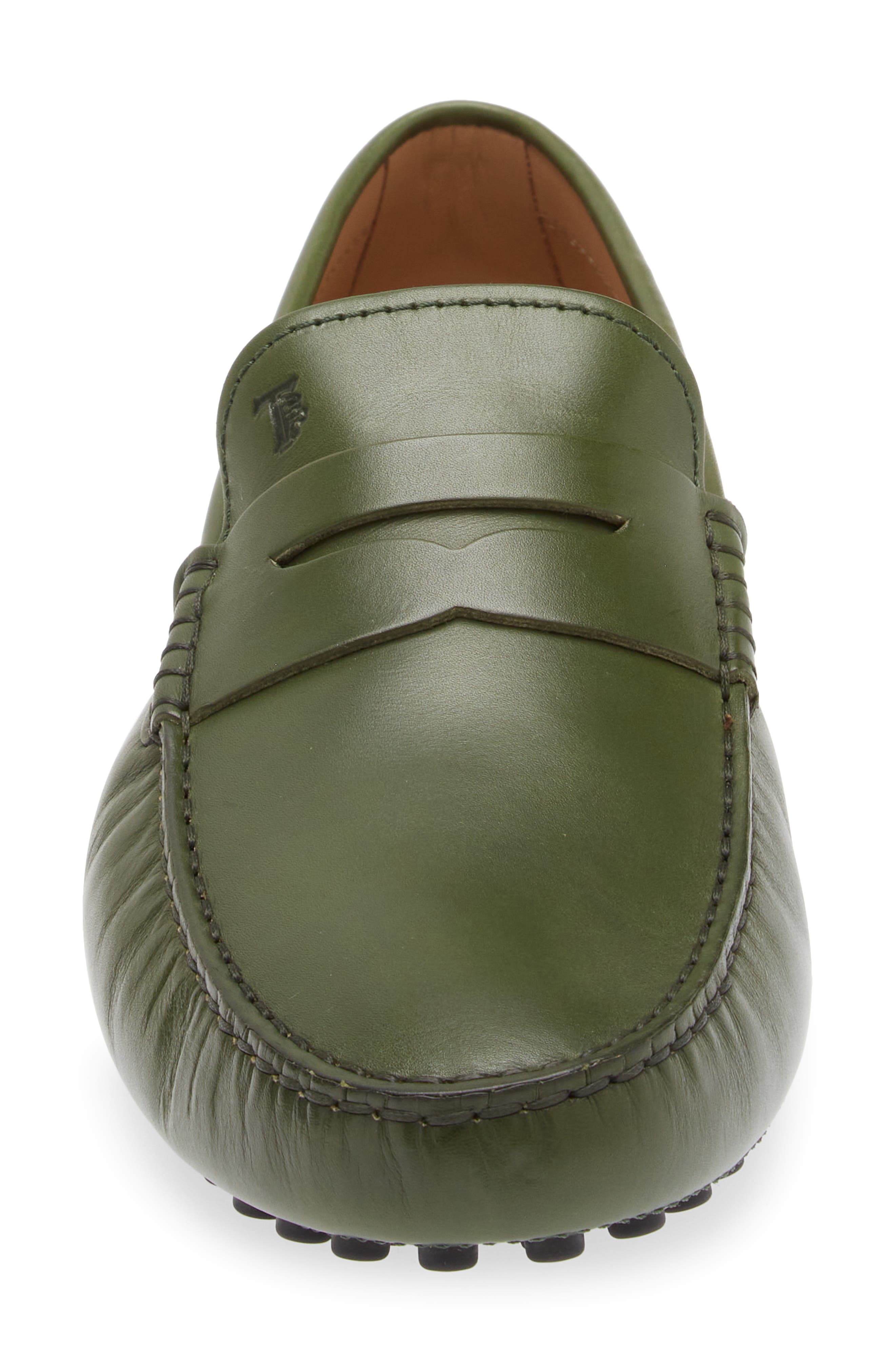 Tod's Calfskin Leather Driving Loafer, Alternate, color, 