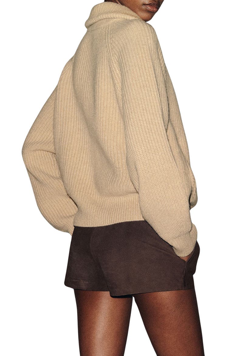Joann Wool Zip Jacket, Alternate, color, LINEN