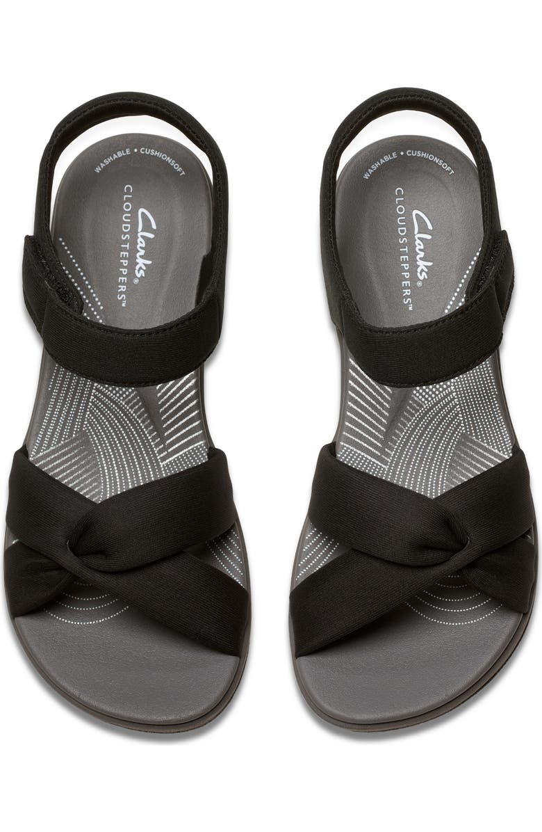 Clarks<sup>®</sup> Arla Daisy Sandal, Alternate, color, Black