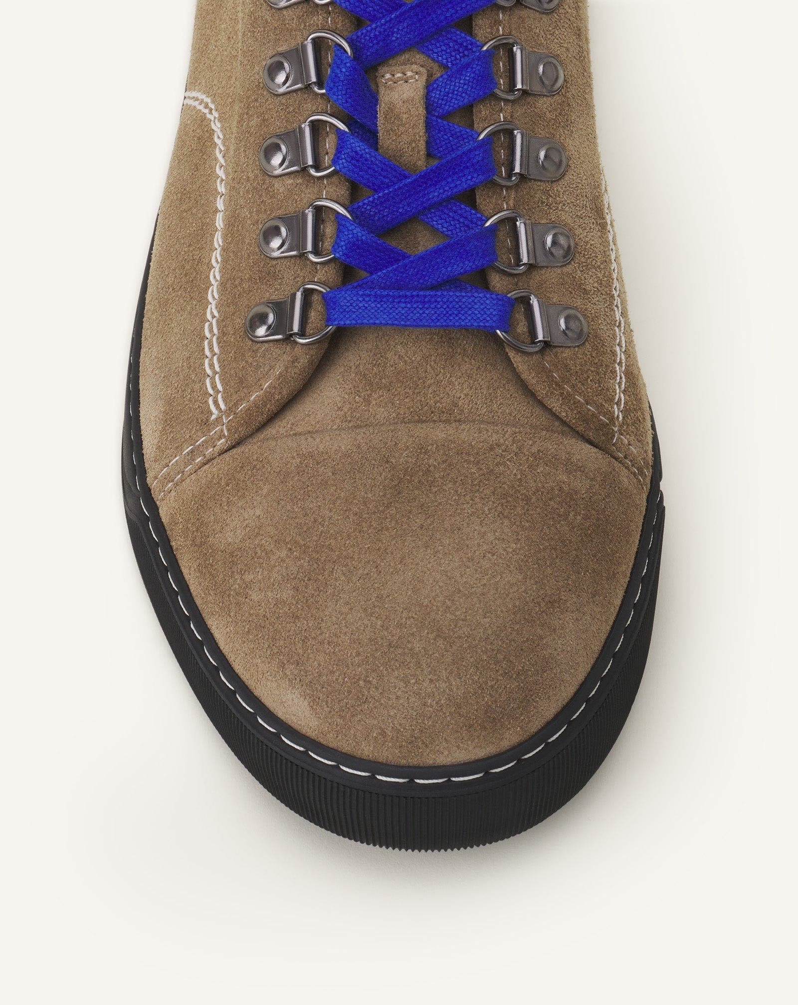 Lanvin DBB1 HIKING SNEAKERS IN SUEDE, Alternate, color, 