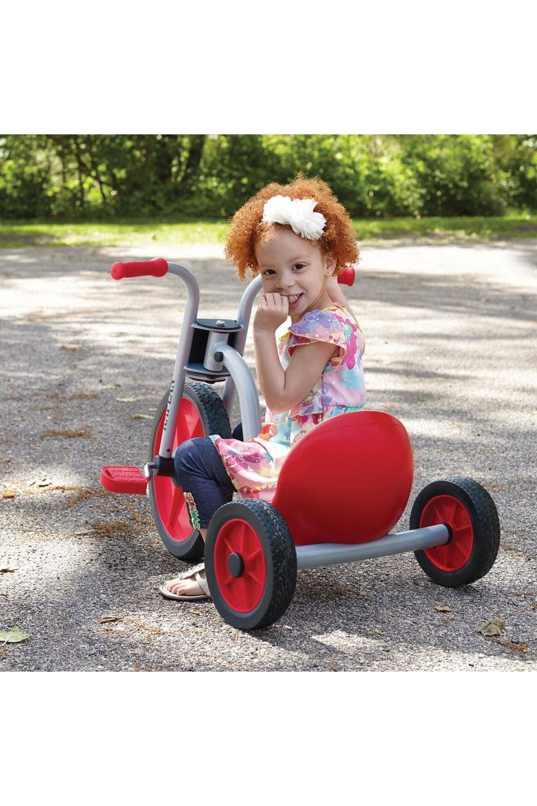 Smooth Rider Lowrider Trike, Alternate, color, Red/Silver