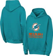 Outerstuff Youth Outerstuff Aqua Miami Dolphins Back to Basics Hoodie