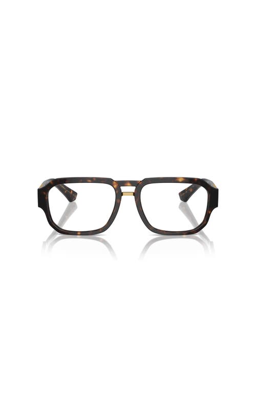 Dolce & Gabbana Dolce&gabbana 53mm Pilot Optical Glasses In Blue